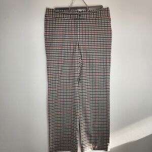 Liz Claiborne Jackie Pants Women's size 4 multicolor checked Retro 70s Golf